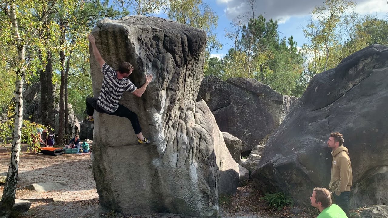 Le Flipper Assis Droite (7a) | Cul de Chien | Fontainebleau