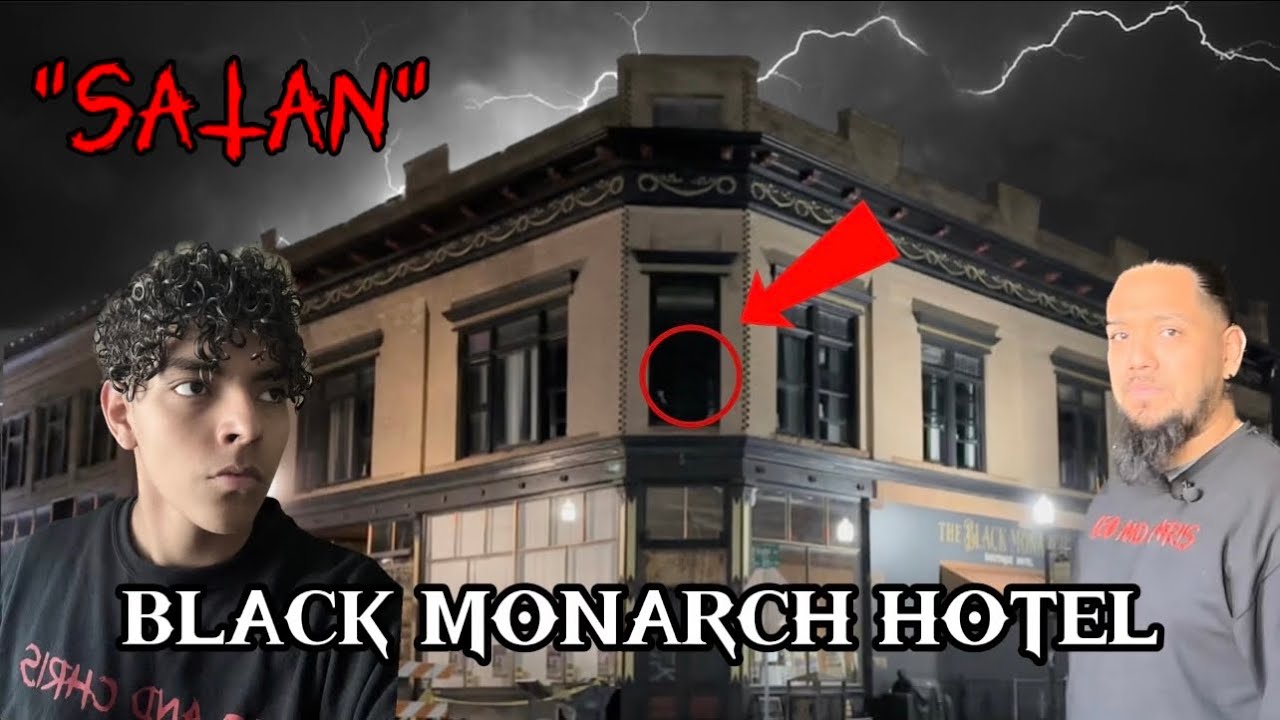 Overnight in a HAUNTED Hotel | THE BLACK MONARCH|