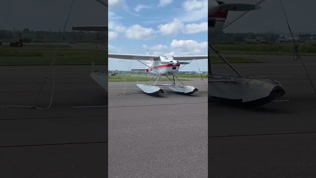 My little Grumman hanging out with the seaplanes in Duluth