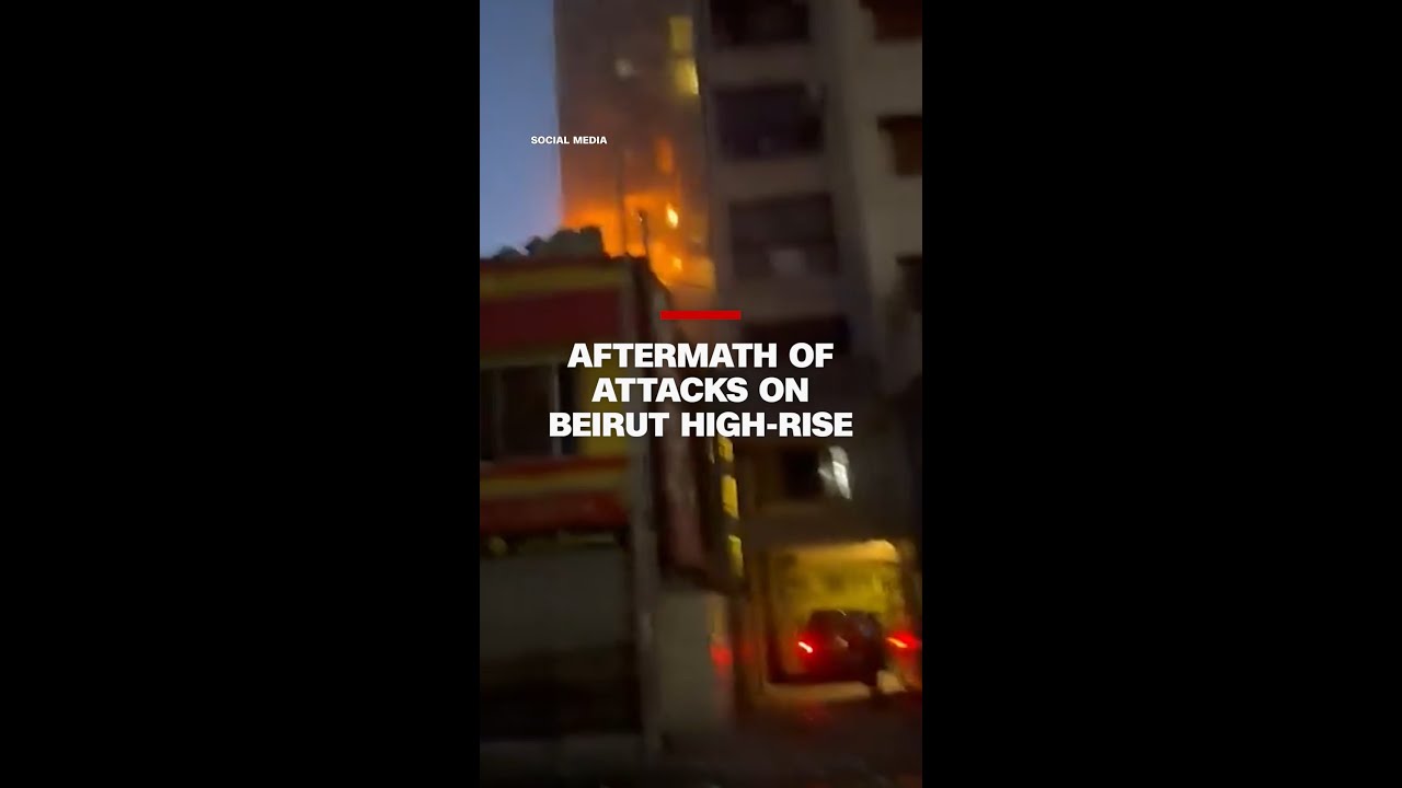 Aftermath of attacks on Beirut high-rise