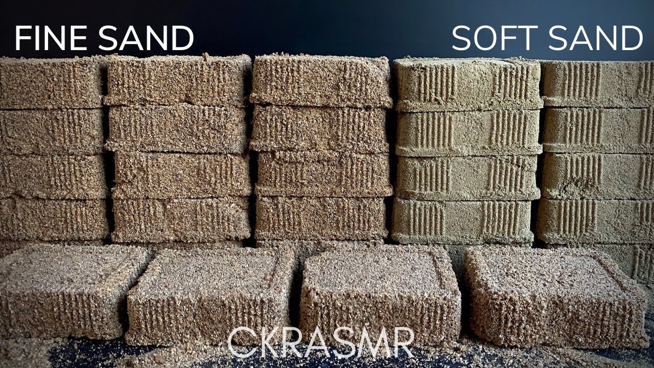 ASMR : 2 textures of sand ( soft and crunchy sand) dry and water 💦 | CKASMR