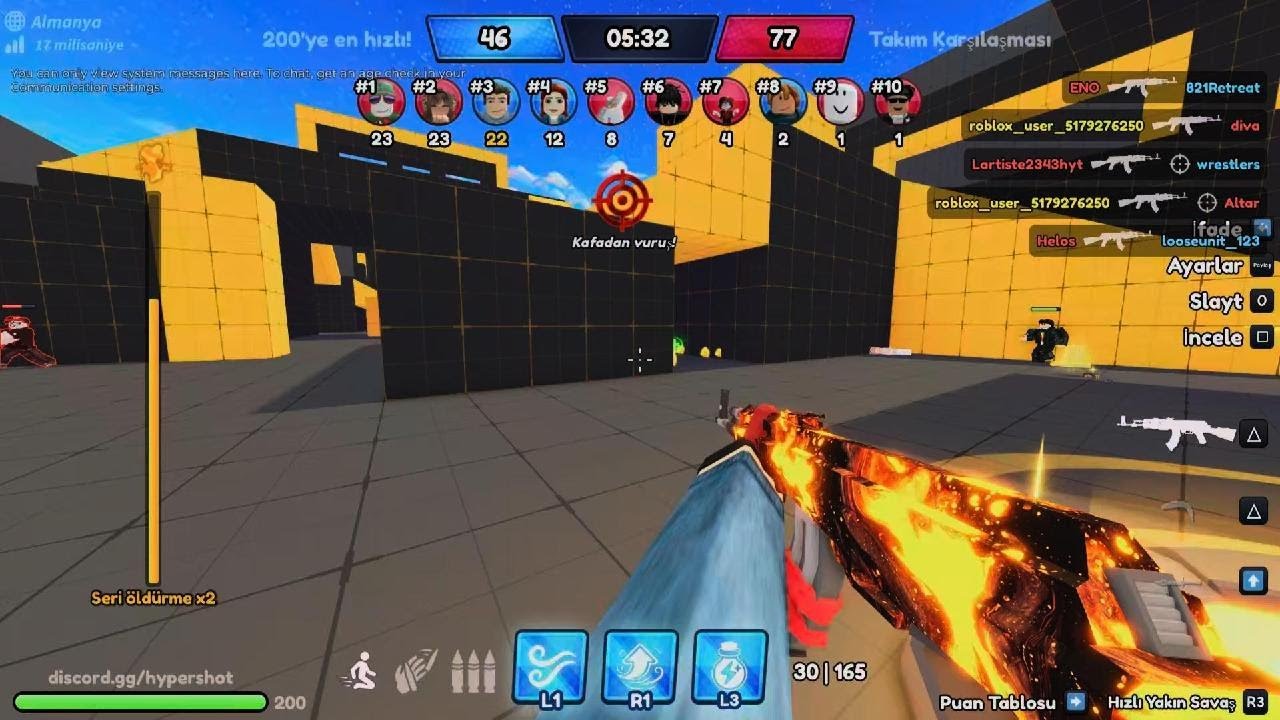 Roblox Free For All – 50 Kills Win (Part 2) / 50 Kill Galibiyeti (Bölüm 2)