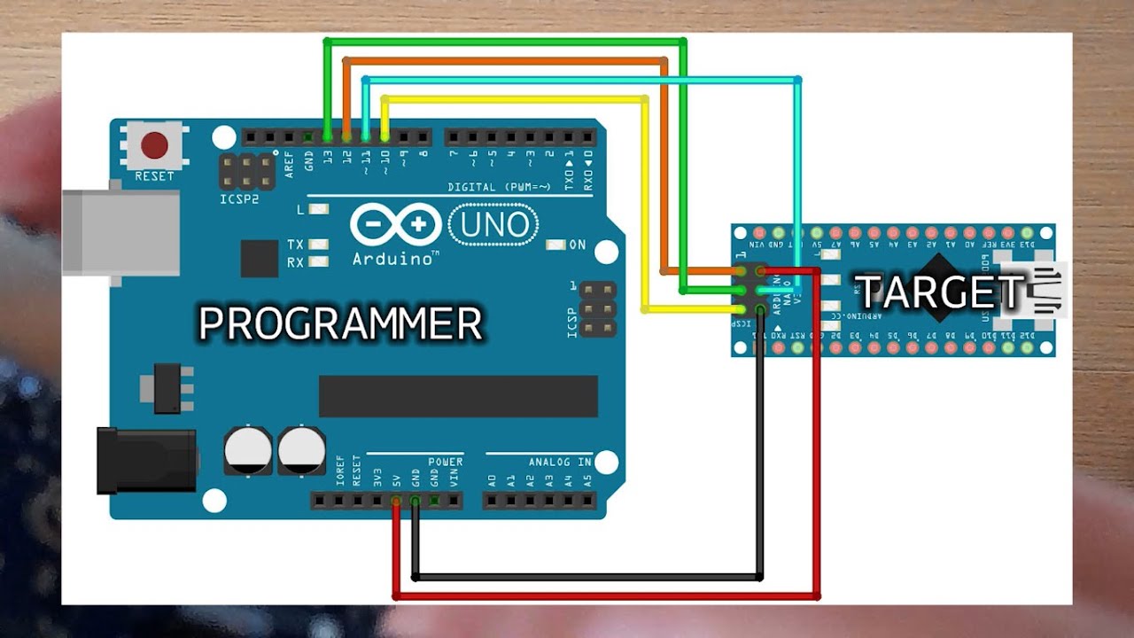 Как записать загрузчик на Arduino Nano