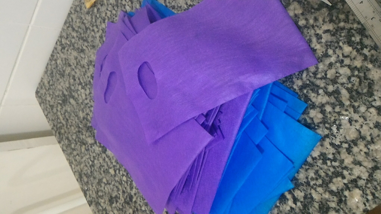 DIY PAP - Sacolinha de TNT