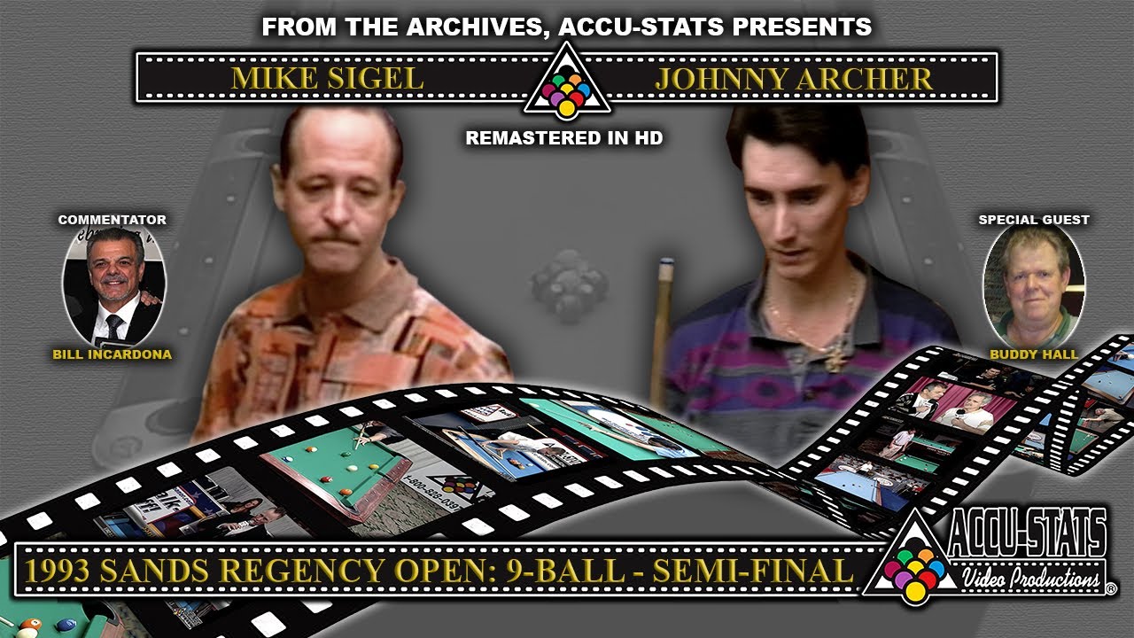 9-Ball - JOHNNY ARCHER vs MIKE SIGEL - Sands Regency Open XVIII Semi-Finals