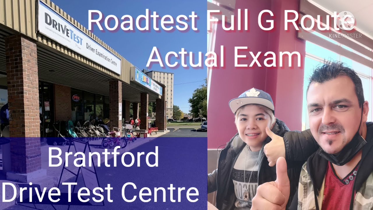 BRANTFORD Full G Route and Actual Exam Drivetest Centre #roadtestmaster