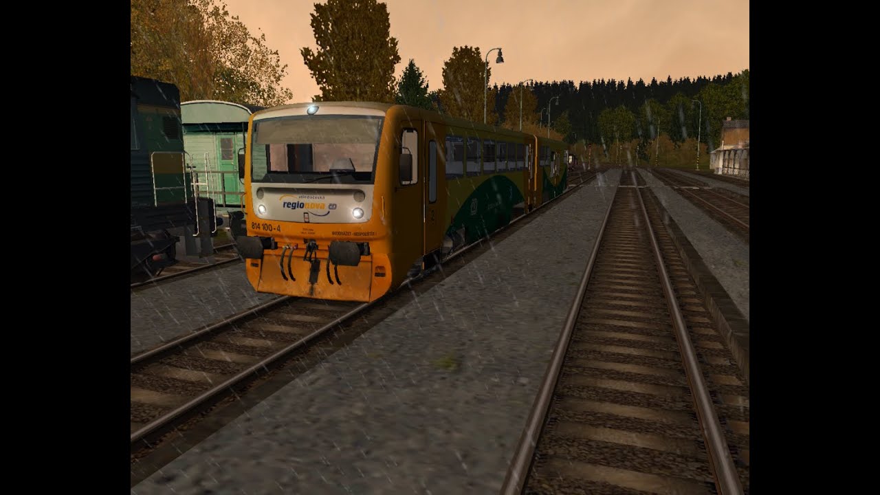 Microsoft Train Simulator - trať ČR 310 | Ukázka Aktivity Milotice n. O. - Vrbno pod Pradědem