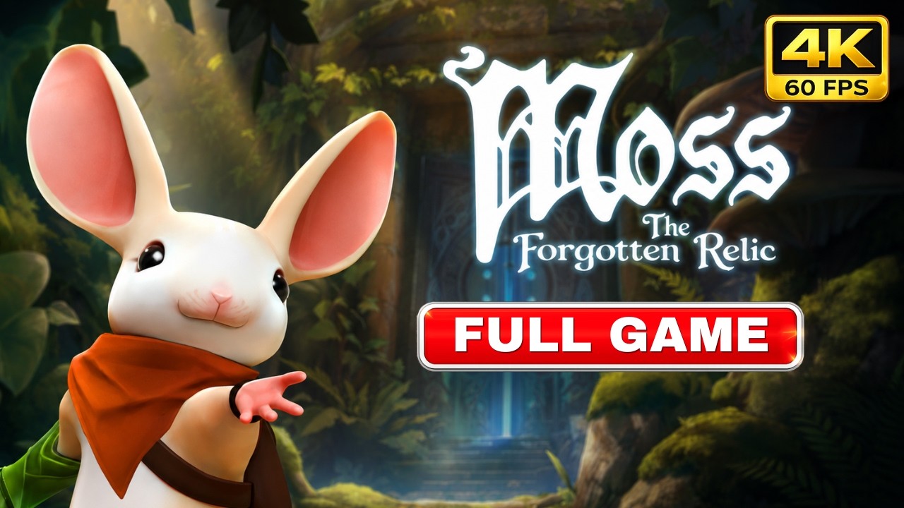Moss: The Forgotten Relic Full Game Walkthrough | A Magical Storybook Adventure | 4K 60FPS