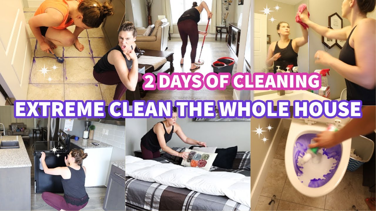 WHOLE HOUSE EXTREME SPEED CLEANING MOTIVATION/CLEAN WITH ME 2021