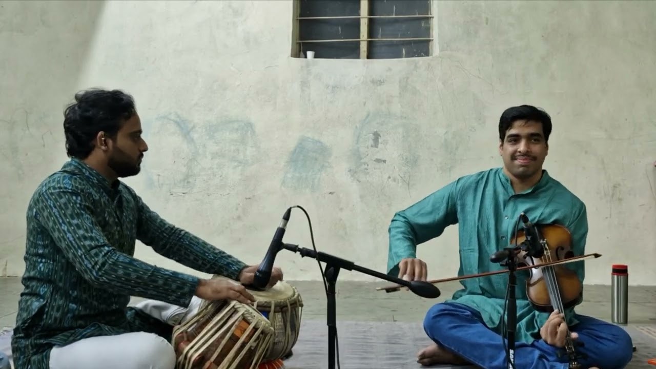 Rag Bhimpalasi Drut Gat on Violin-Biraj Mein Dhoom Machaye Shyam🎻