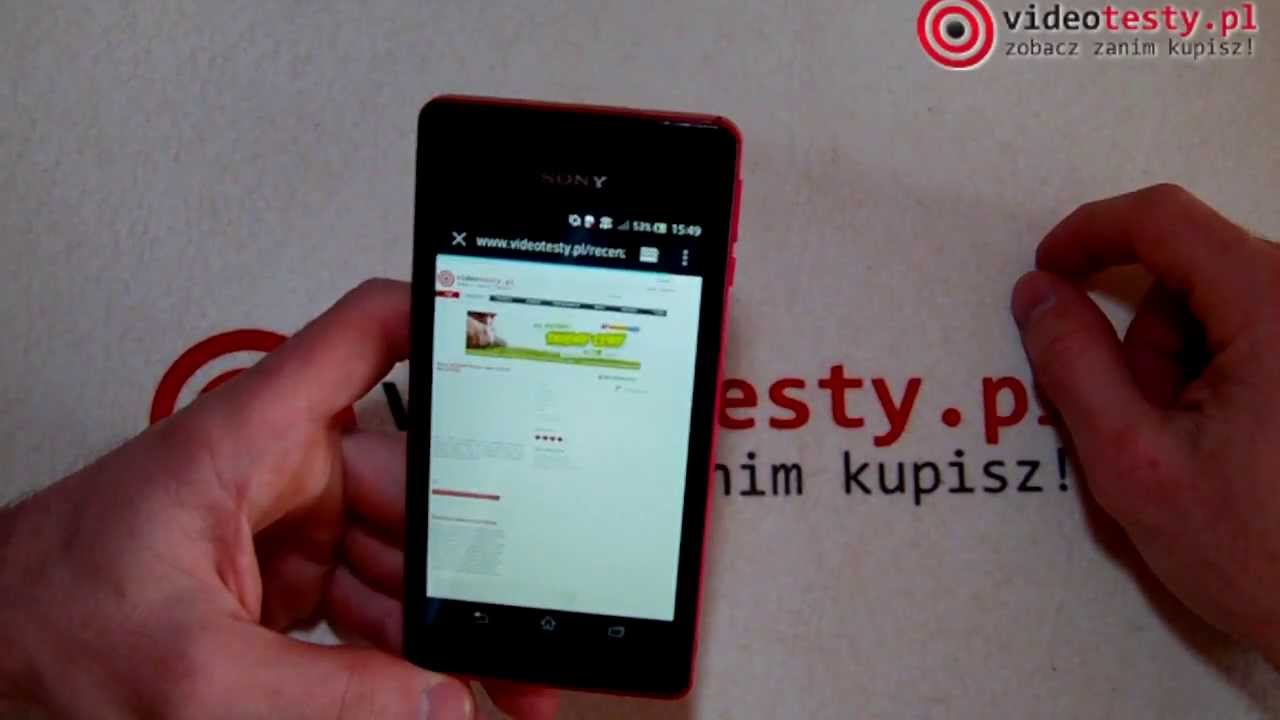 Sony Xperia V - videotesty.pl [RECENZJA]