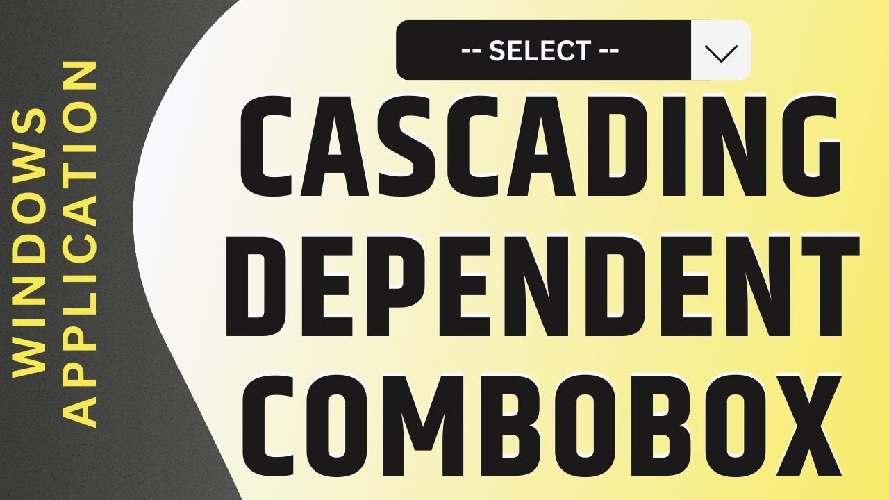 cascading dependent combobox drop down list c# windows winforms application