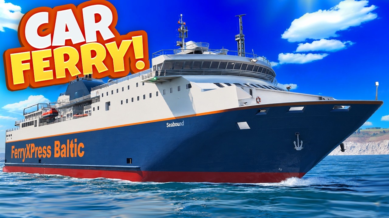 Я управлял ОГРОМНЫМ автомобильным паромом в Professional Ship Simulator!