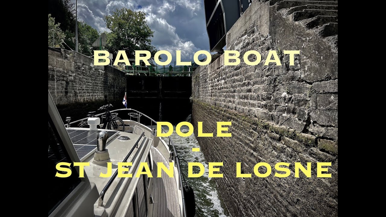 Timelapse nr 040 from Dole to Saint Jean de Losne sailing the Rhône au Rhin Canal (in 4K)