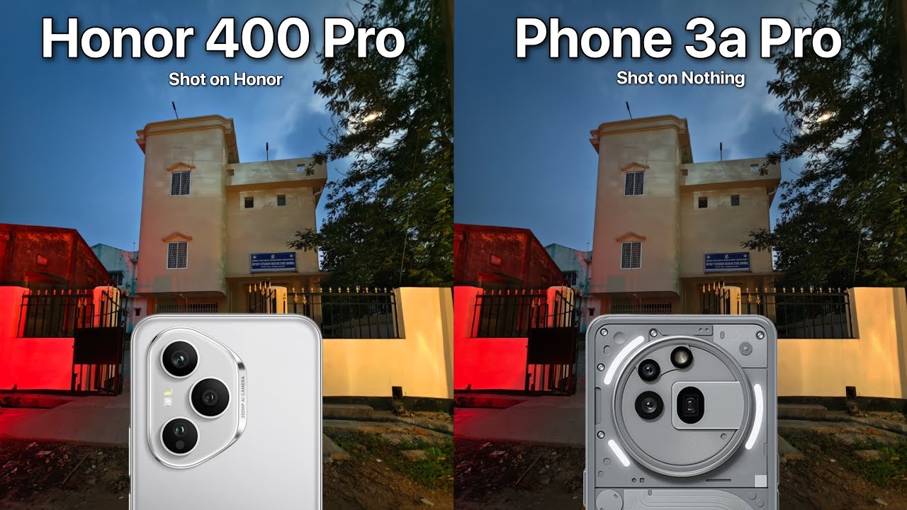 Honor 400 Pro Vs Nothing Phone 3a Pro | Camera Test Comparison