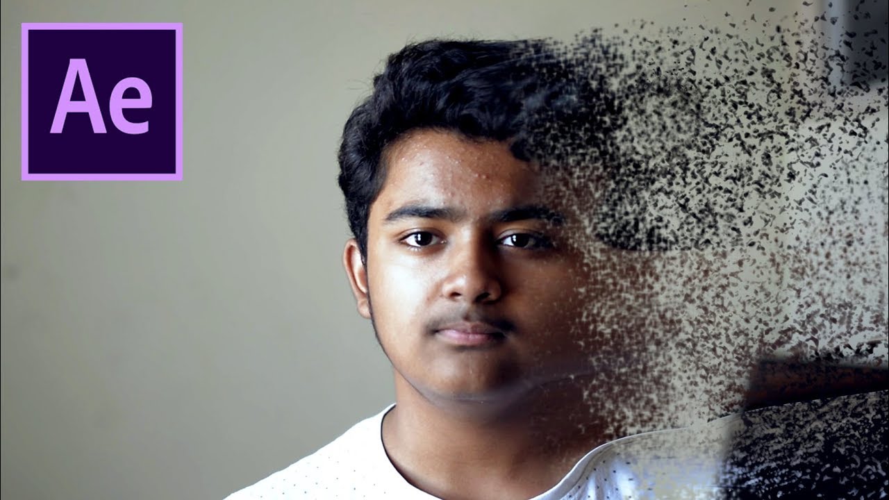 Disintegration Effect - After Effects Tutorial