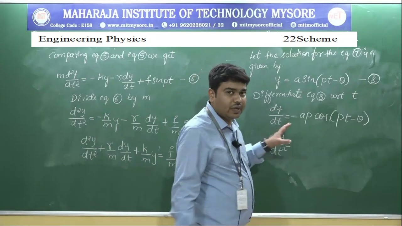 Инженерная физика [22PHYM12/22 - 22PHY12/22] - Вынужденные колебания