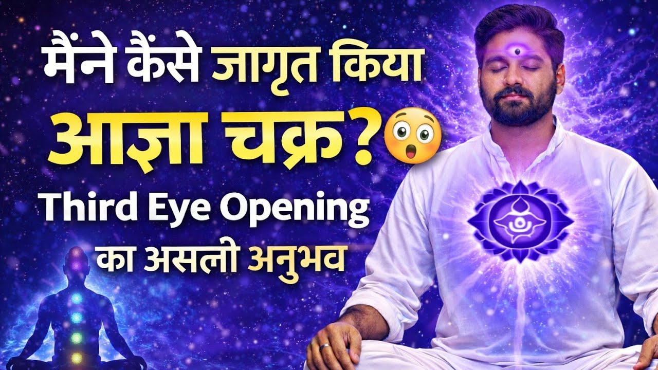 मैंने कैसे जागृत किया आज्ञा चक्र? 😳 Third Eye Opening का असली अनुभव