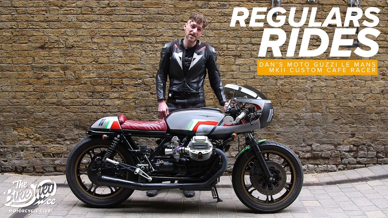 Regulas Rides: кастомный кафе-рейсер Moto Guzzi Le Mans MKII Дэна