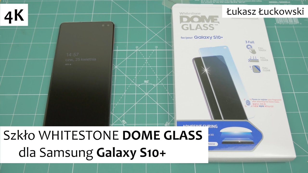 Szkło WHITESTONE DOME GLASS dla Samsung Galaxy S10+ | Montaż, Wrażenia, Czy czytnik działa ???