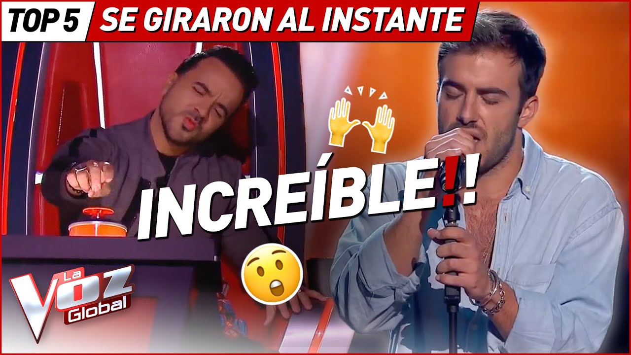 GIRARON sus SILLAS al escuchar sus IMPRESIONANTES voces en La Voz