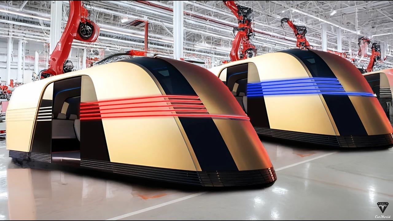 Just Happened! Tesla Robovan&rsquo;s Insane Features EXPOSED, 20 Seats, Full Autonomous, Next-Gen Tech!