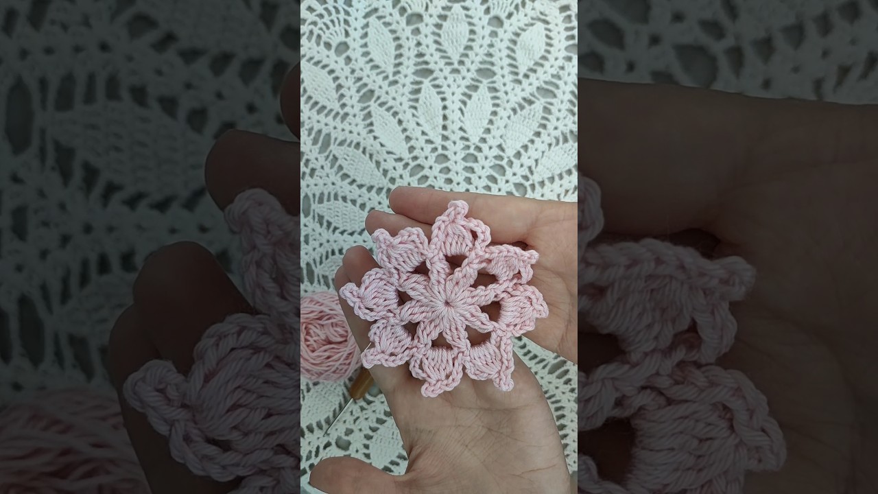 #свяжи #мотив #цветоккрючком #мотивкрючком #crochetpatterns #crochetprojects #handmadecrochet
