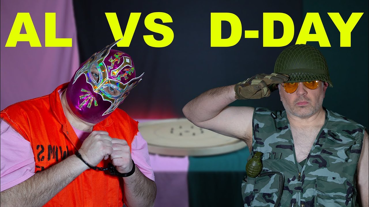 The Board Becomes a Battlefield | Crokinole | AL vs D-Day