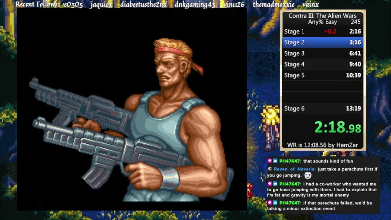 Contra III: The Alien Wars - Easy in 13:11