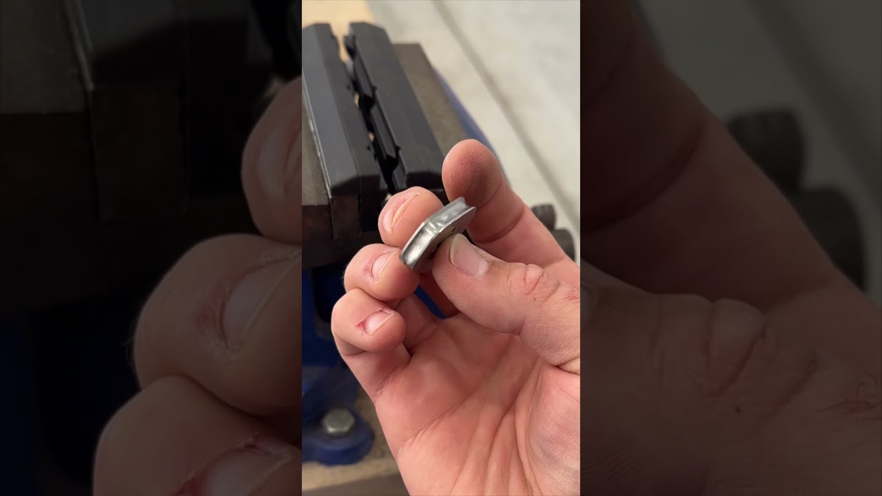 A seemingly small touch, but one of my favorites. #zirconium #metalwork #metalart #chef