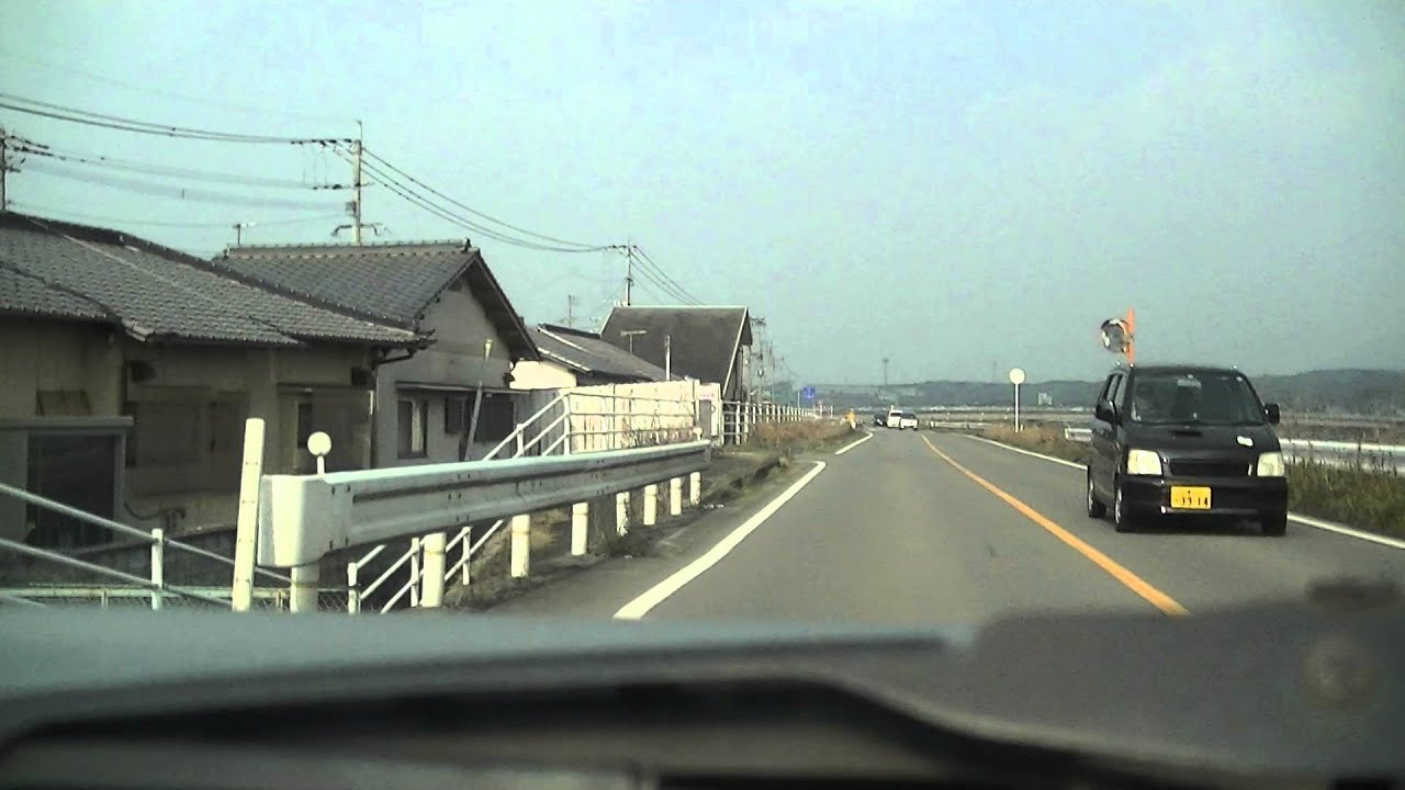 ドライブ動画　福岡県田川郡福智町～直方市へ　2016/01/04 #1