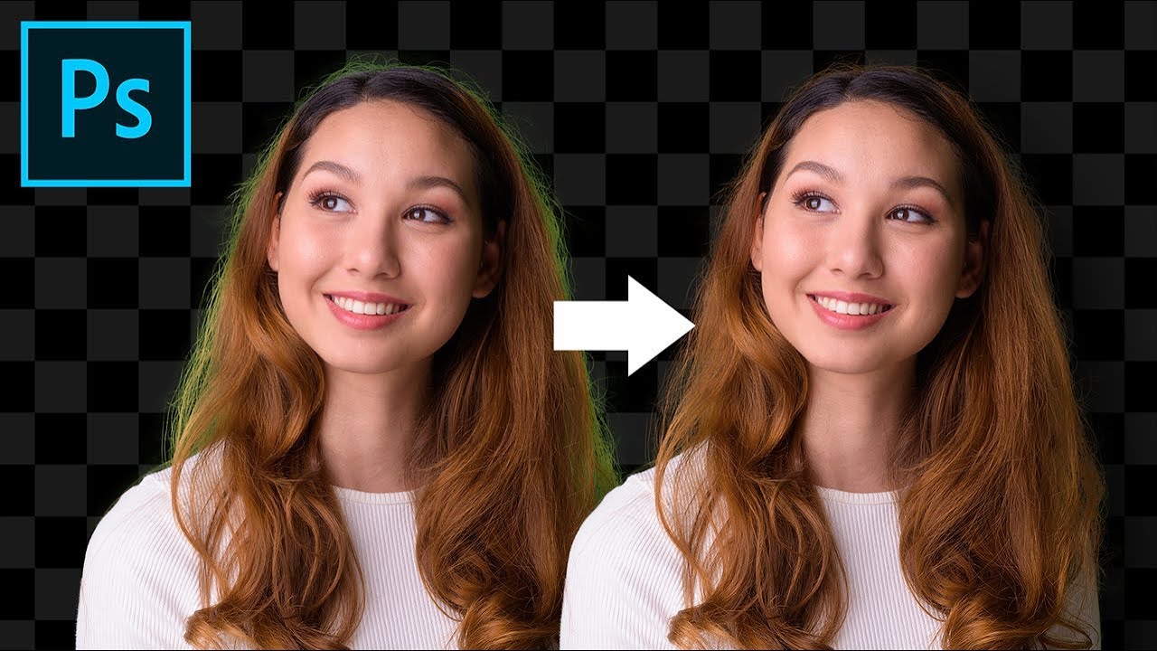 A FAST Way to Remove Color Fringing on Hair/Fur! Photoshop Tutorial