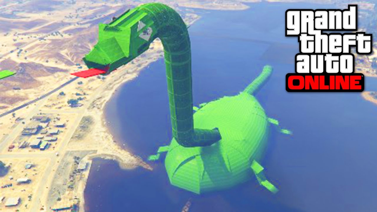 MONSTRE DU LOCH NESS SUR GTA 5 !