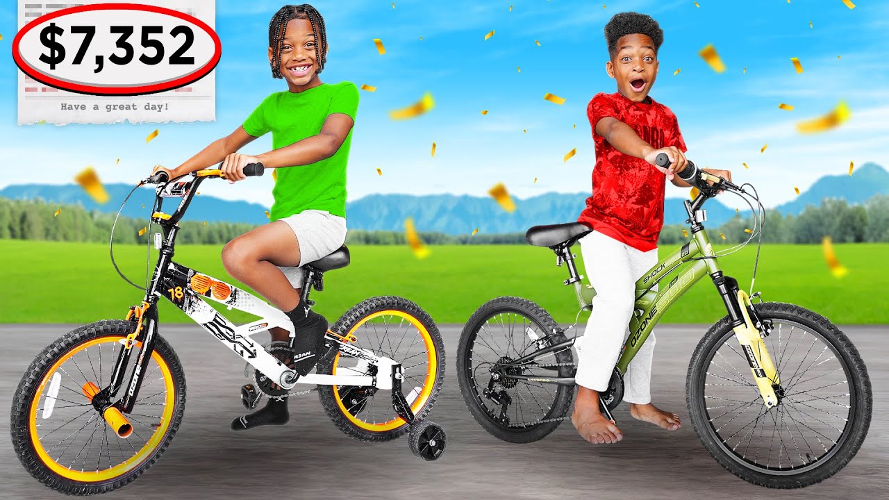 DJ & KYRIE RIDING BIKES FOR THE FIRST TIME