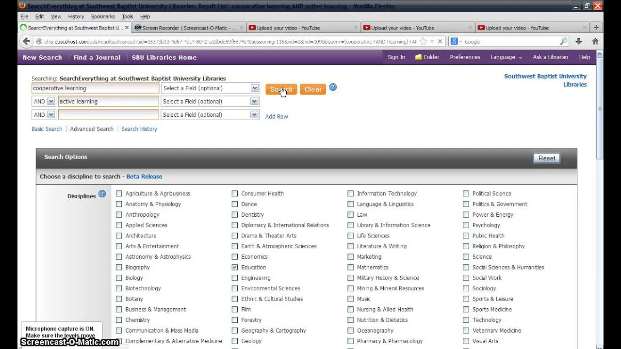 Locate Information in Various Formats Via One Search Box!