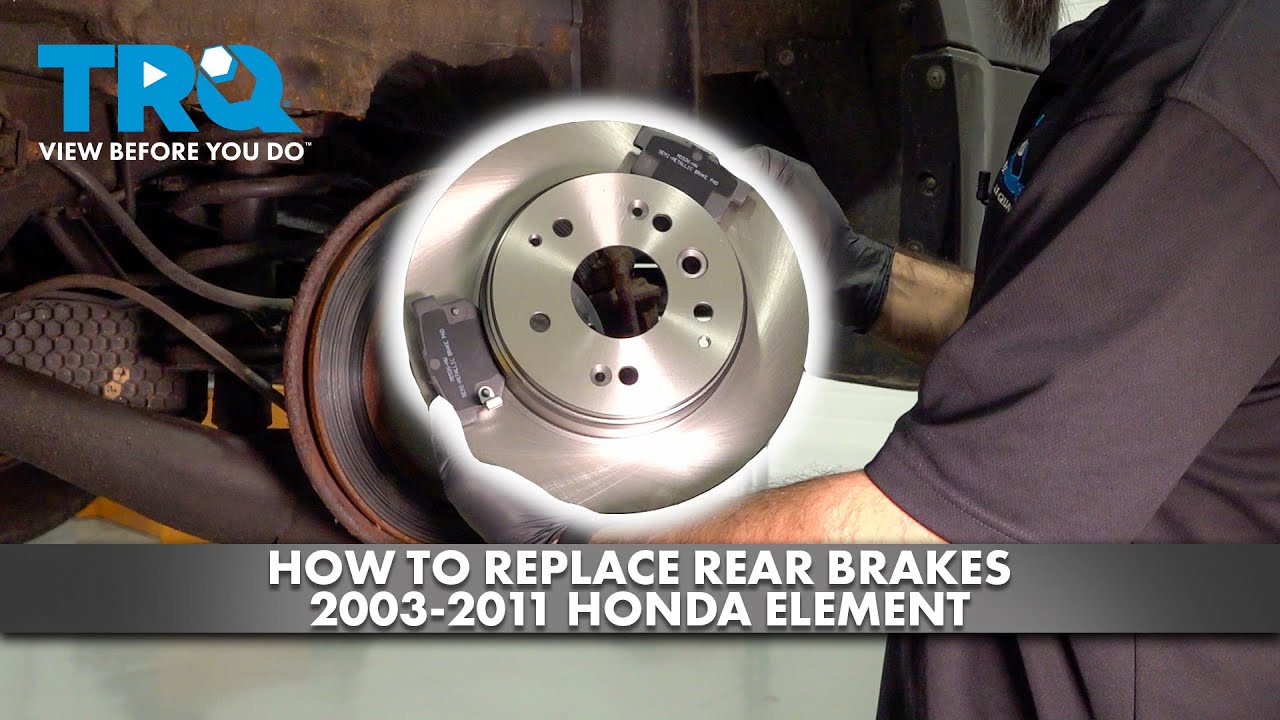 How to Replace Rear Brakes 2003-2011 Honda Element