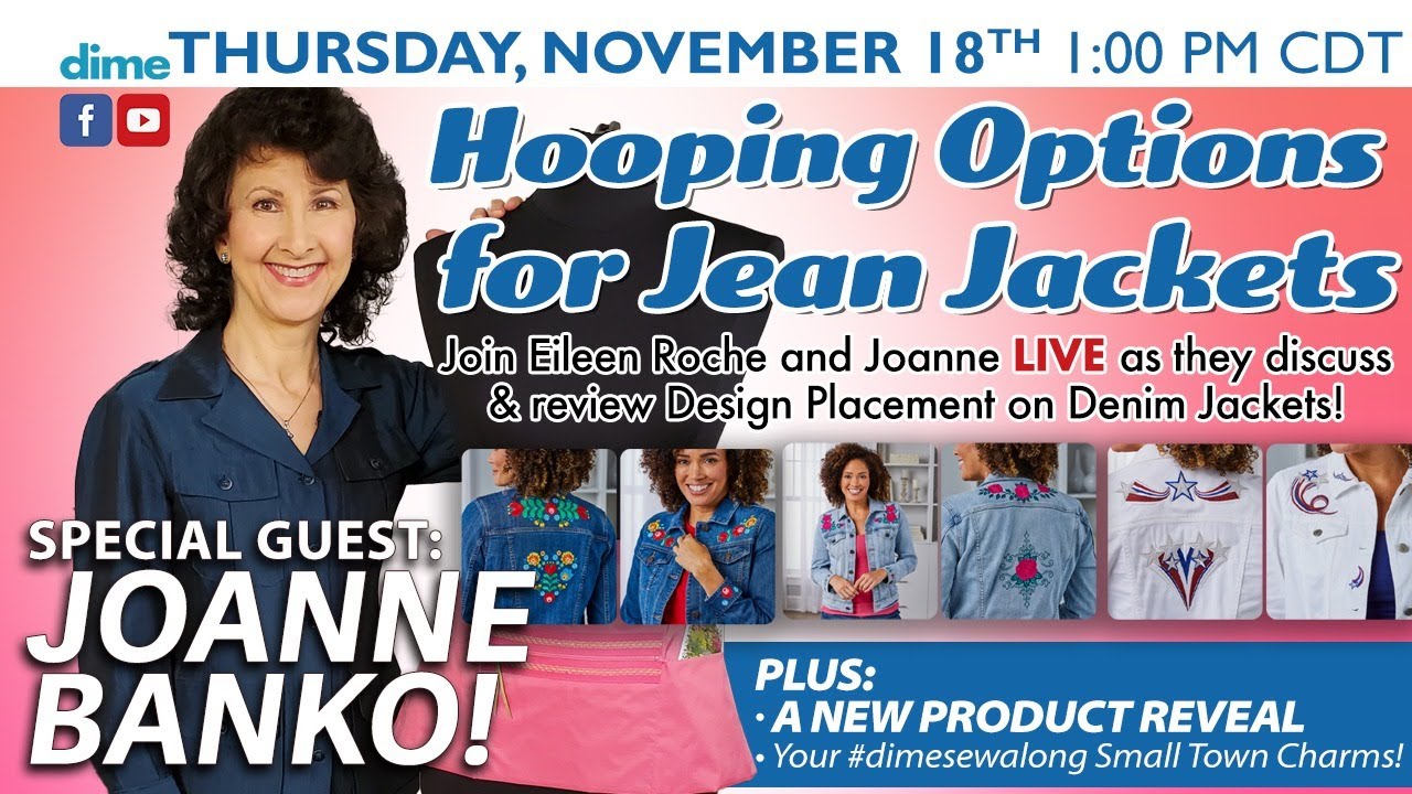 Hooping Options for Jean Jackets | Between Friends