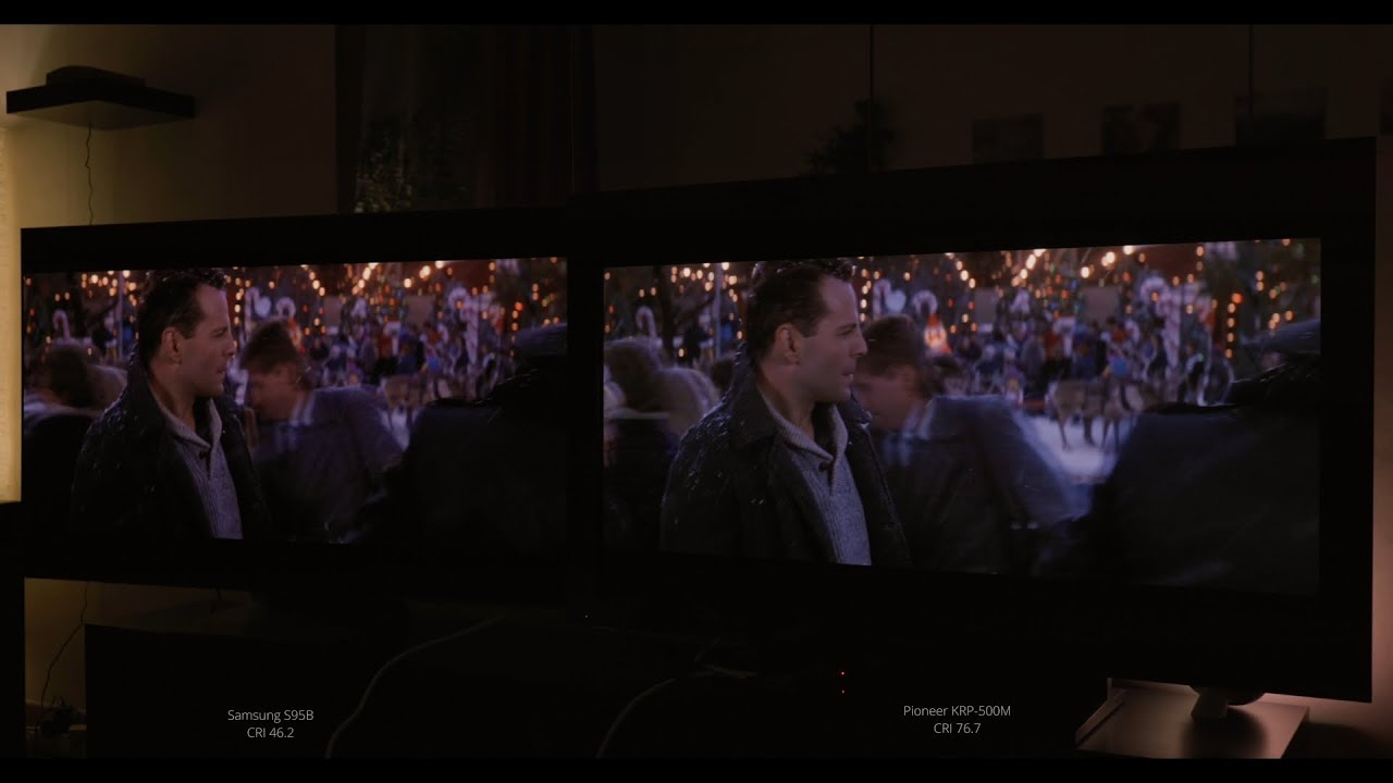 Samsung S95B vs Pioneer KRP-500M Die Hard 2