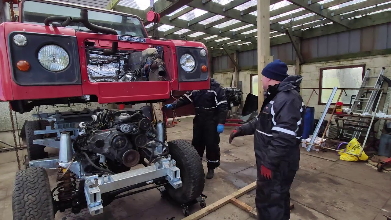 Land Rover Defender Chassis Swap