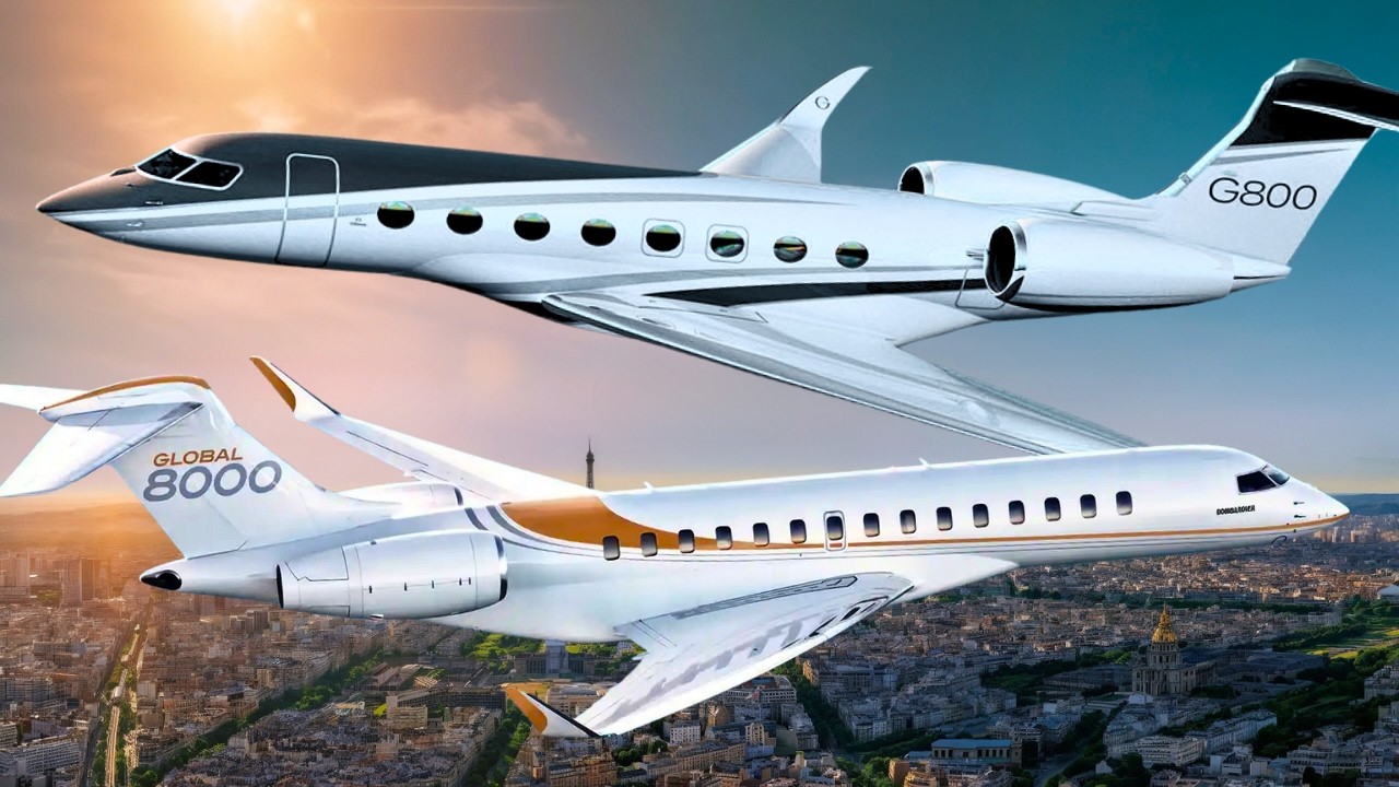 Bombardier Global 8000 VS Gulfstream G800 | FULL COMPARISON