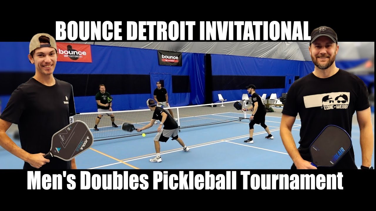 Bounce Detroit Invitational Men's Doubles Pickleball Tournament at Court4 Detroit
