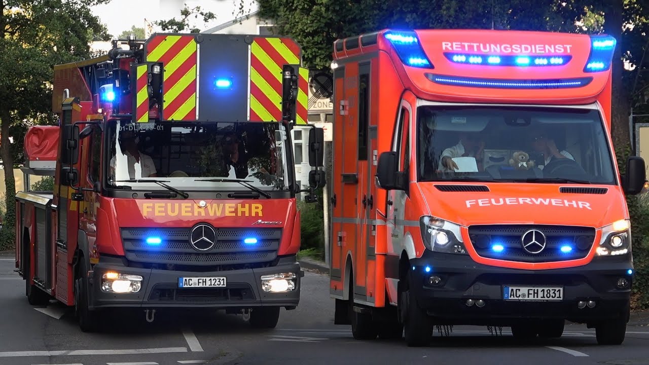[24.07.2019][KEF] Einsatzfahrten Feuerwehr und Rettungsdienst in Herzogenrath