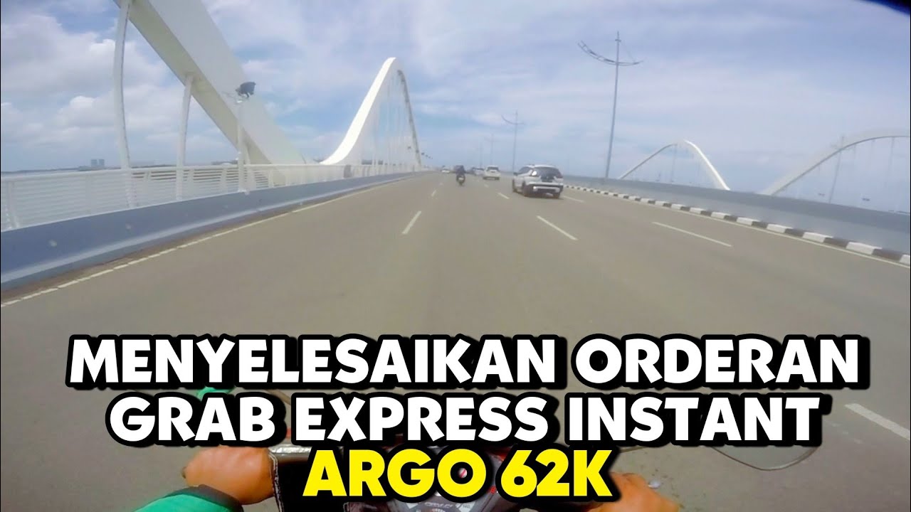 Menyelesaikan Orderan Grab Express Instant || Menerima Orderan Grab Express instant || Gopro Hero 4