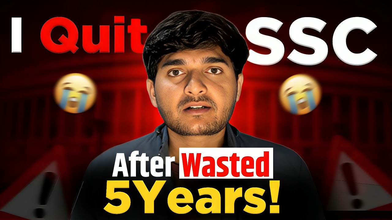 I QUIT SSC after Wasted 5 Years 💔