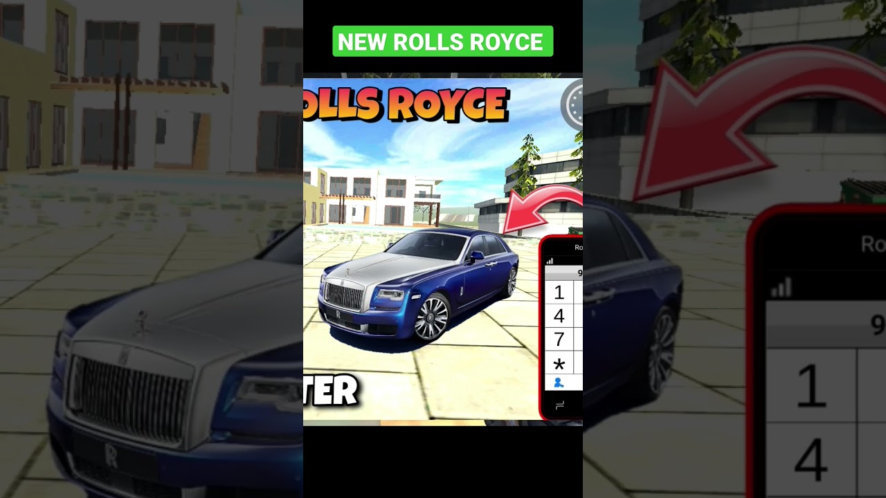 New ROLLS ROYCE CHEAT CODE in Indian Bike Driving 3d #shorts