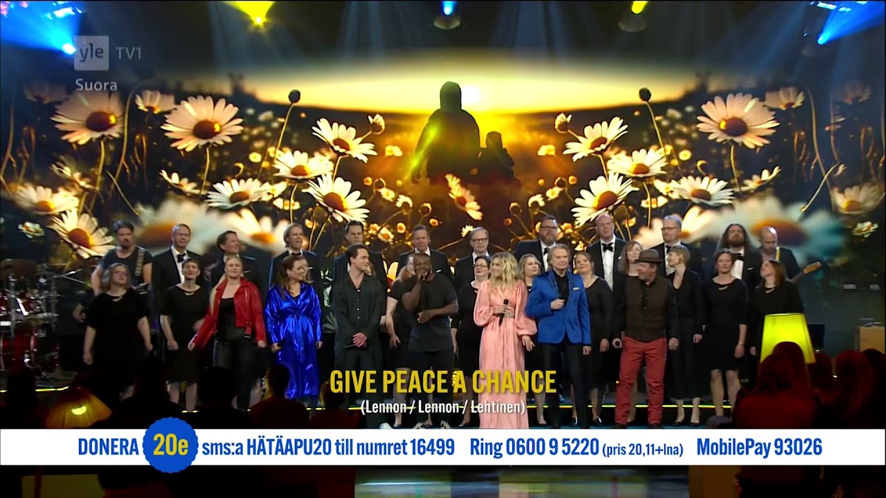 Yhteisbiisi - Give Peace A Chance (LIVE @ Apua Ukrainaan 2)