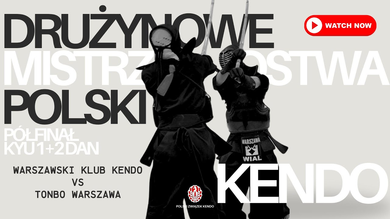Drużynowe Mistrzostwa Polski Kendo 2025 - Kyu + 1 i 2 dan - Półfinał 1 - Tonbo vs. WKK