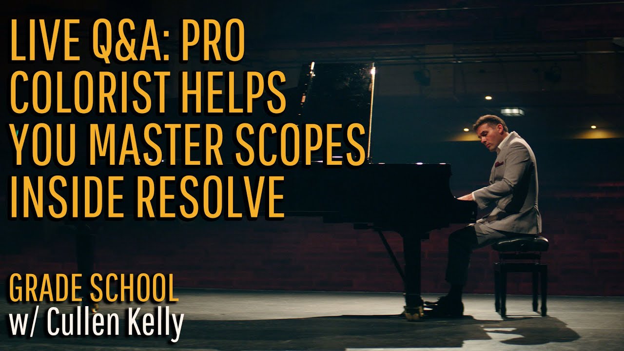Grade School: Pro Colorist Helps You Master Scopes Inside DaVinci Resolve