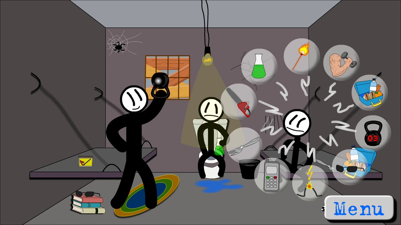 Stickman jailbreak 5 Android Gameplay HD (by Starodymov games)