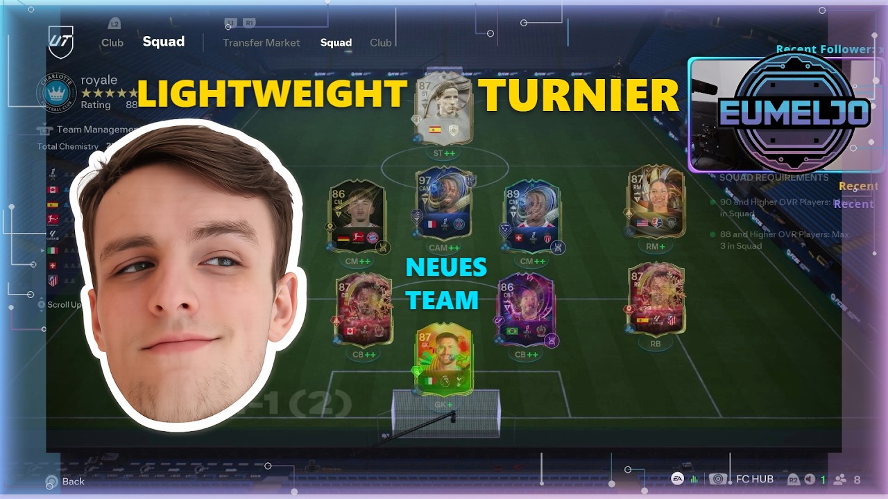 😍🔥LIGHTWEIGHT TOURNAMENT: TEAM CHECK! Setup, Spiele… und Rewards 😱 | EA FC 26